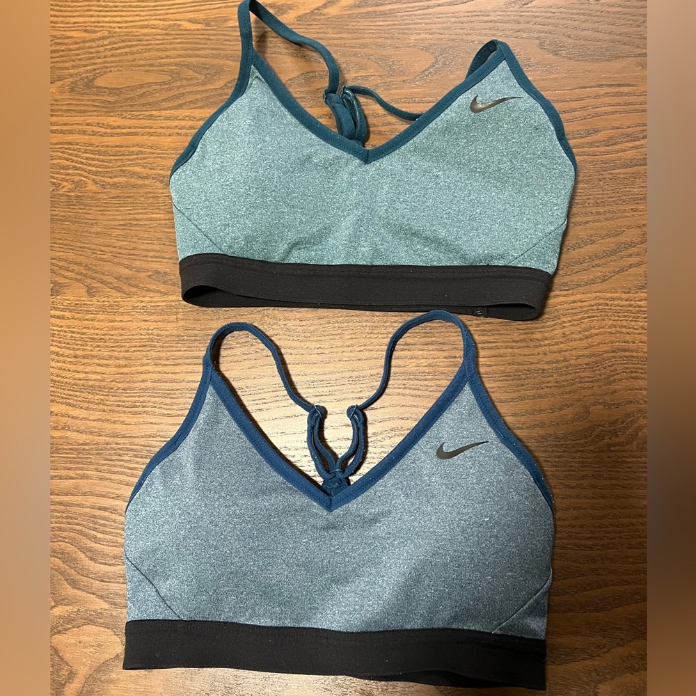Nike Indy Sports Bras, Blue and Teal (2 pack)